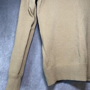 BANANA REPUBLIC Camel Beige Italian Merino Wool Turtleneck Sweater XS Petite‎